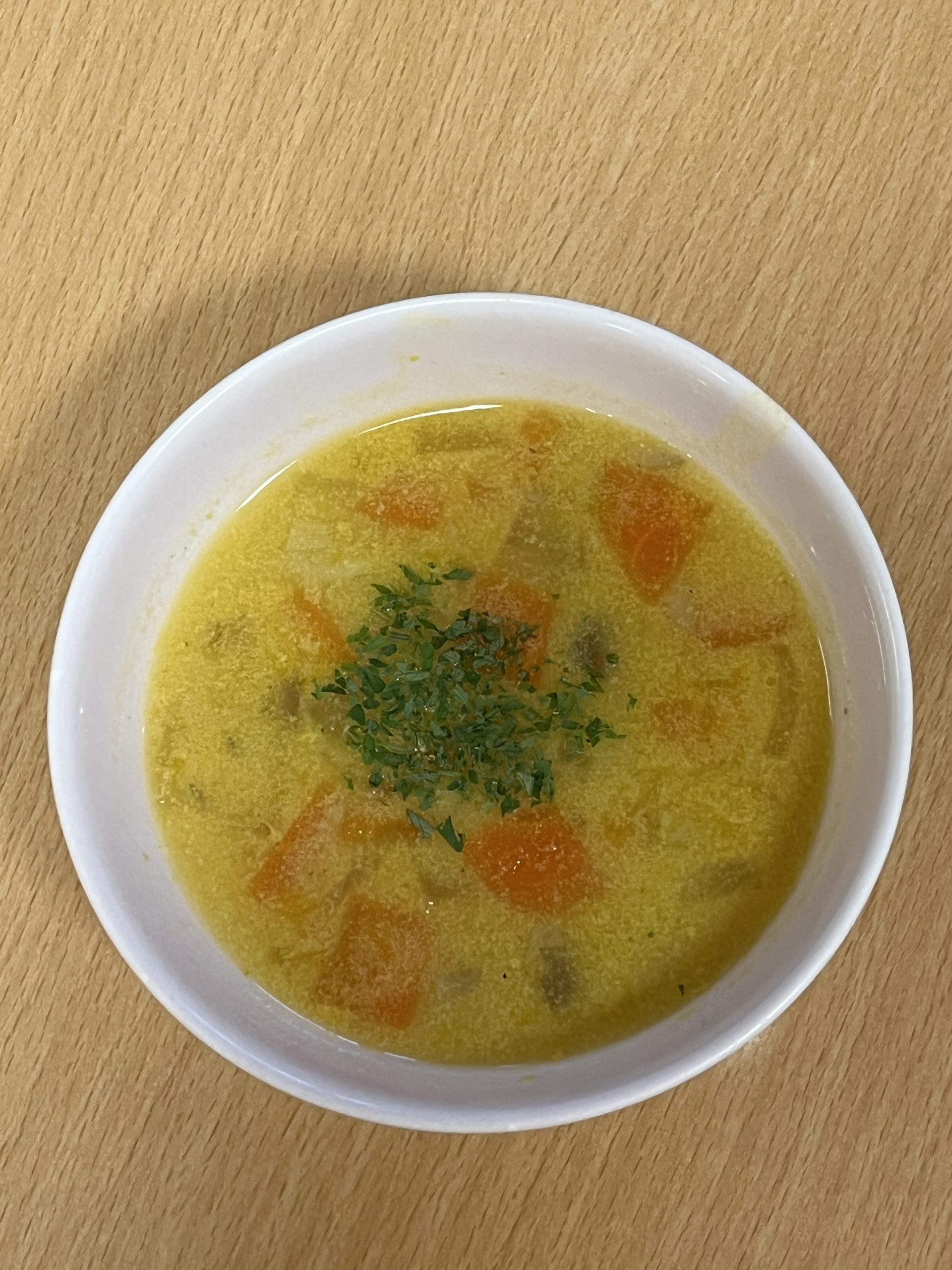 豆乳和風スープ（懇談会の試食会メニュー）