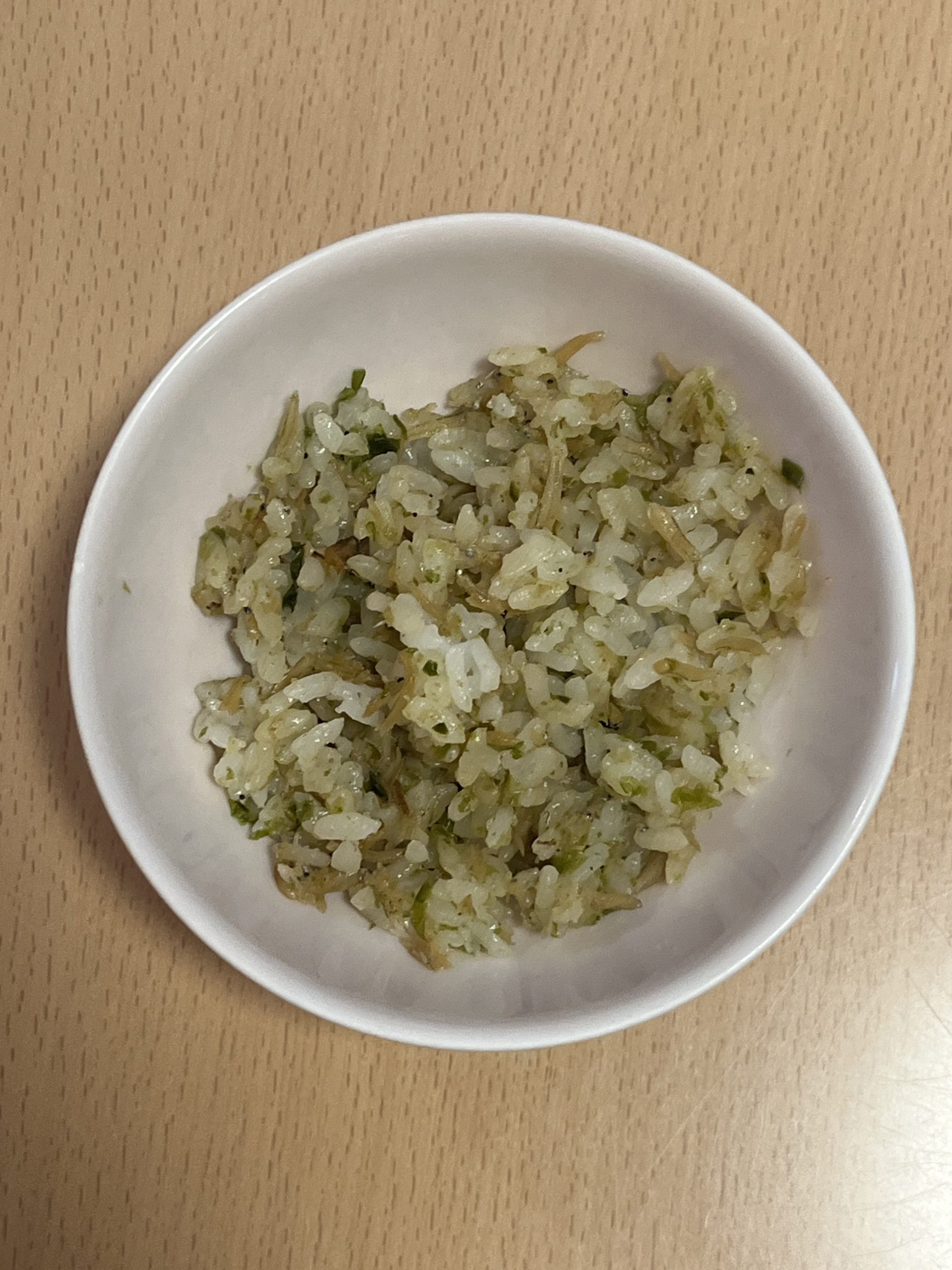 海苔じゃこご飯（懇談会の試食会メニュー）